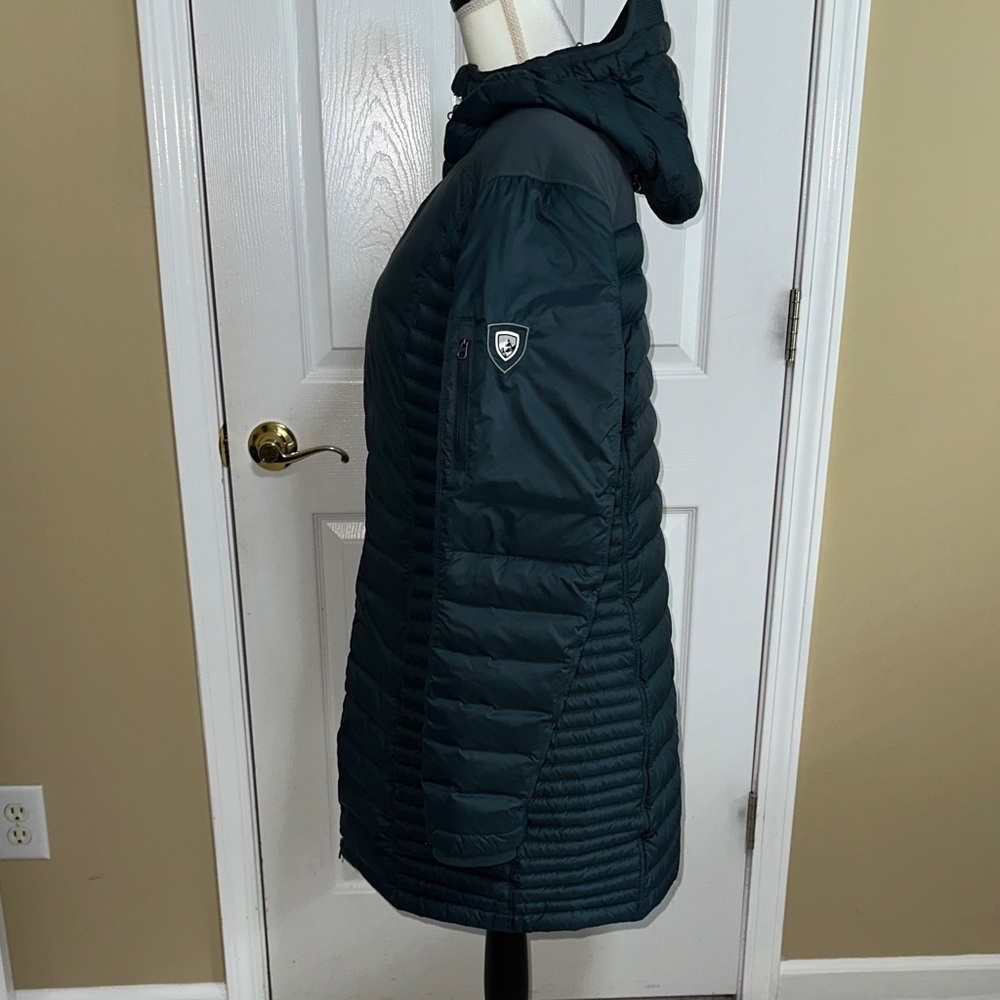 Kuhl Spyfire Parka women’s deep blue/green rich color XL. - Picture 2 of 15